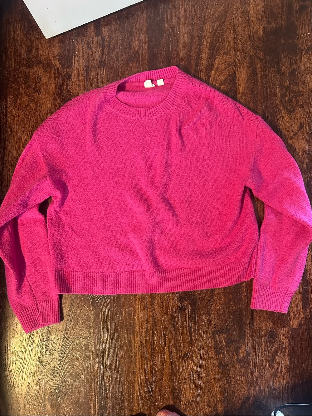 GAP Girls Hot Pink Crewneck Sweater